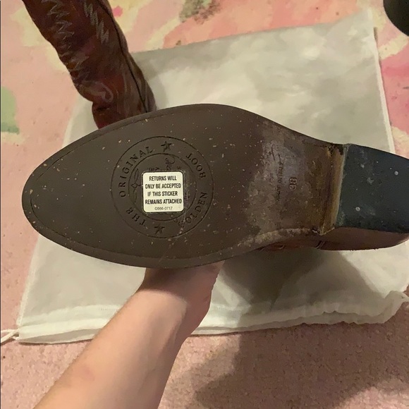 Golden Goose distressed cowboy boots - Picture 3 of 4